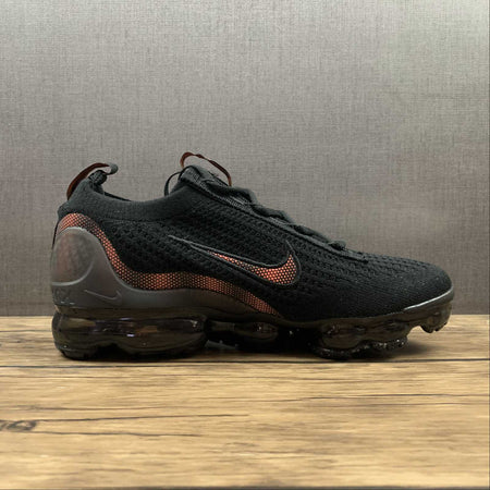 Air VaporMax 2021 FK All Black Orange DC4112-004