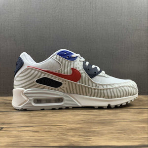 Air Max 90 White University Red CW7574-100