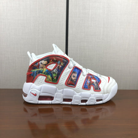 Air More Uptempo “Avengers” White Red