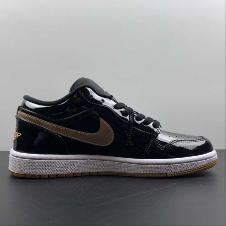 Air Jordan 1 Low Black Gold 554723-032