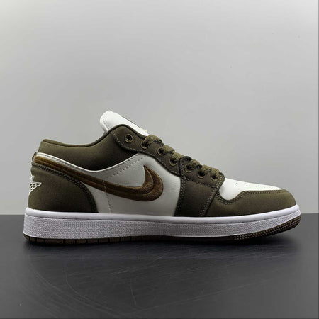 Air Jordan 1 Low SE Sail-White Light Olive DV0426-301