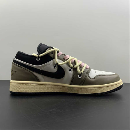 Air Jordan 1 Low “Made With Love” Brown Grey 553558-062