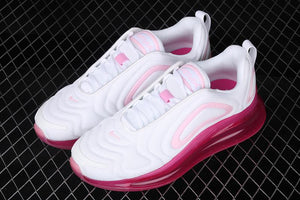 Air Max 720 WMNS White Pink Rise-Laser Puch