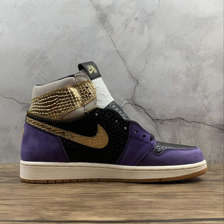 Air Jordan 1 Retro High OG Union Black Mamba 555088-171