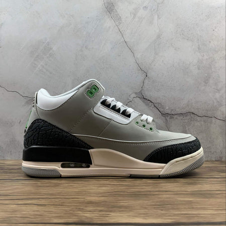 Air Jordan 3 Retro Lt Smoke Grey Chlorophyll 136064-006