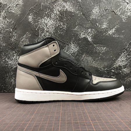 Air Jordan 1 Retro High OG Black Medium Grey-White 555088-013