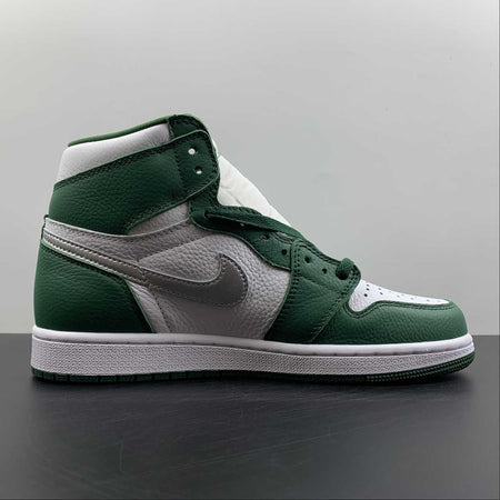 Air Jordan 1 Retro High OG Gorge Green Metallic Silver-White (2022) DZ5485-303