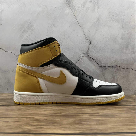Air Jordan 1 Retro High OG Summit White Yellow Ochre (2021) 555089-109