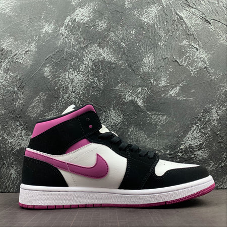 Air Jordan 1 Mid Rose Red Toe BQ6472-005