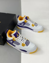 Cargar imagen en el visor de la galería, Air Jordan 4 Retro “Lakers Home”
