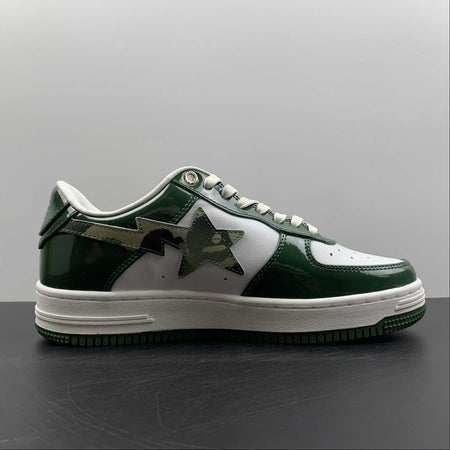 BAPE STA Green White Camouflage