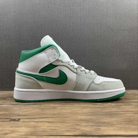 Air Jordan 1 Mid SE White Grey Green (2021) DC9294-103