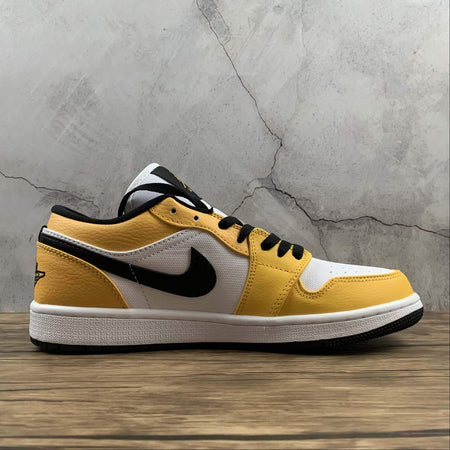 Air Jordan 1 Low White Yellow Black CZ4776-107