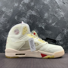 Cargar imagen en el visor de la galería, Air Jordan 5 Retro SP Yellow White-Muslin CT8480-002
