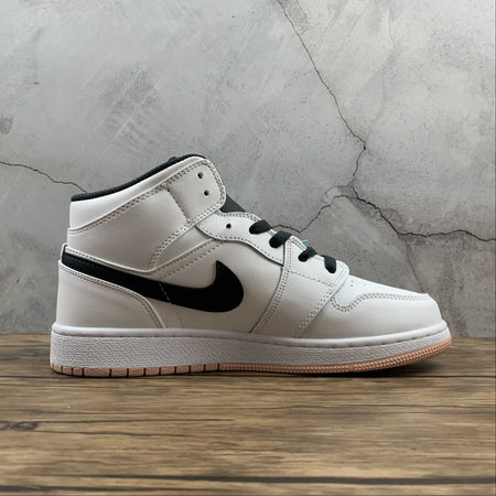 Air Jordan 1 Mid White Anthracite Arctic Orange (2021) 554725 180