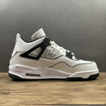 Air Jordan 4 Retro SE White Black Volt DC4101-100