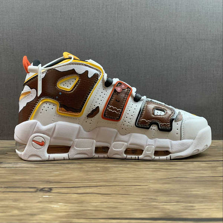 Air More Uptempo White University Gold Chocolate DD9223-101