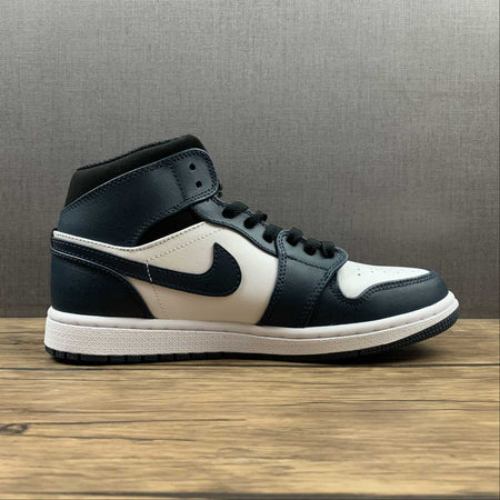 Air Jordan 1 Mid Armory Navy White Black (2021) 554724 411