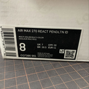 Air Max 270 React PENDLETON ID Multi-Color CQ7386-991