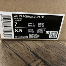 Cargar imagen en el visor de la galería, Air VaporMax 2021 FK All Black DH4084-001
