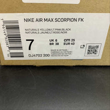 Cargar imagen en el visor de la galería, Air Max Scorpion Fk Naturals Yellow Lt Pink Black DJ4702-200
