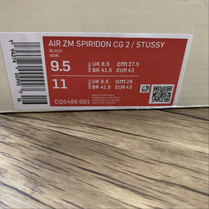 Air Zm Spiridon Cg 2 Stussy Black CQ5486-001