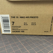 Cargar imagen en el visor de la galería, Air Presto x Off-White White Black-Cone AA3830-100
