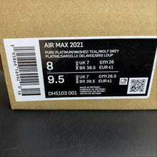 Cargar imagen en el visor de la galería, Air Max 2021 Pure Platinium Washed Teal Wolf Grey DH5103-00
