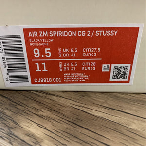Air Zm Spiridon Cg 2 Stussy Black Yellow CJ9918-001