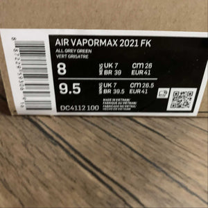 Air VaporMax 2021 FK All Grey Green DC4112-100