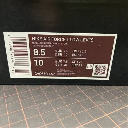 Air Force 1 Levi´s Denim-Obsidian-Dark-Sulfur CV0670-447