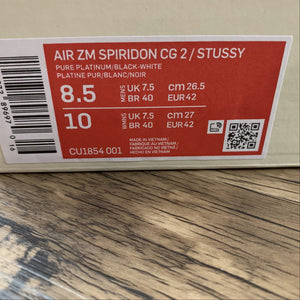 Air Zm Spiridon Cg 2 Stussy Pure Platinum CU1854-001
