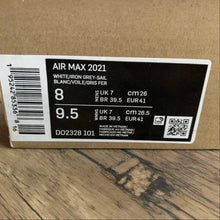 Cargar imagen en el visor de la galería, Air Max 2021 White Iron Grey-Sail DO2328-101
