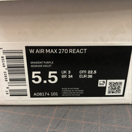 Air Max 270 React Gradient Purple AO6174-101