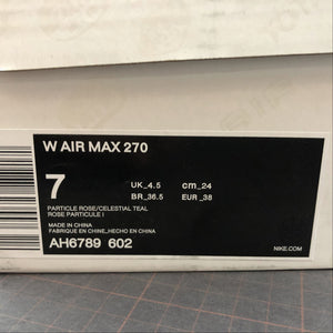 Air Max 270 Particle Rose Celestial Teal