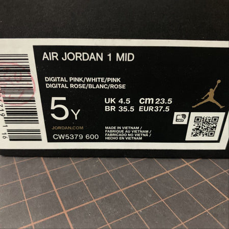 Air Jordan 1 Mid Digital Pink CW5379-600