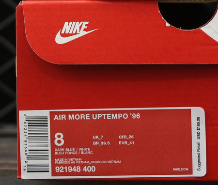 Air More Uptempo 96 ‘Obsidian Gum' Dark Blue White Gum 921948-400