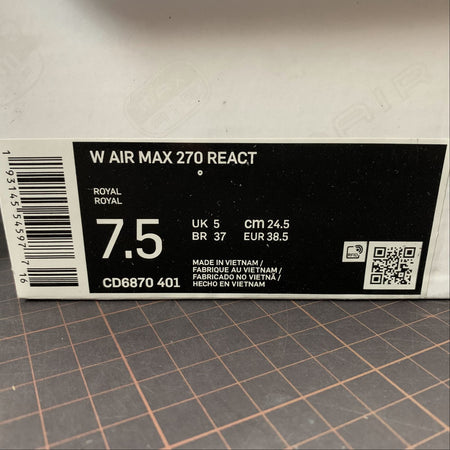 Air Max 270 React Royal CD6870-401