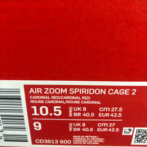 Air Zm Spiridon Cg 2 Stussy Cardinal Red Cardinal Red-White CD3613-600