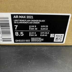 Air Max 2021 Light Bone Flash Crismon-Black DH5103-002