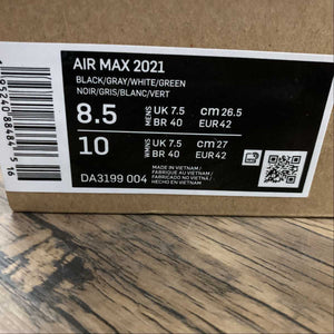Air Max 2021 Black Gray White Green DA3199-004
