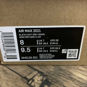 Air Max 2021 Black Light Grey Green