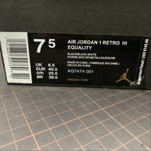 Cargar imagen en el visor de la galería, Air Jordan 1 Retro HI Equality AQ7474-001
