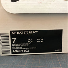 Cargar imagen en el visor de la galería, Air Max 270 React Phantom University Gold AO4971-002
