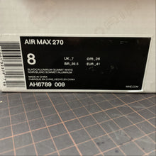 Cargar imagen en el visor de la galería, Air Max 270 Black Aluminum-Summit White AH6789-009
