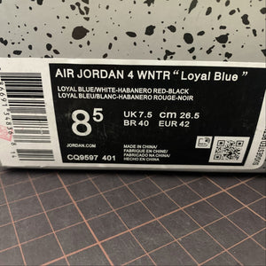 Air Jordan 4 WNTR Loyal Blue AmMidnight Blue CQ9597-401
