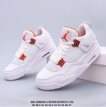 Cargar imagen en el visor de la galería, Air Jordan 4 Retro SE White Orange
