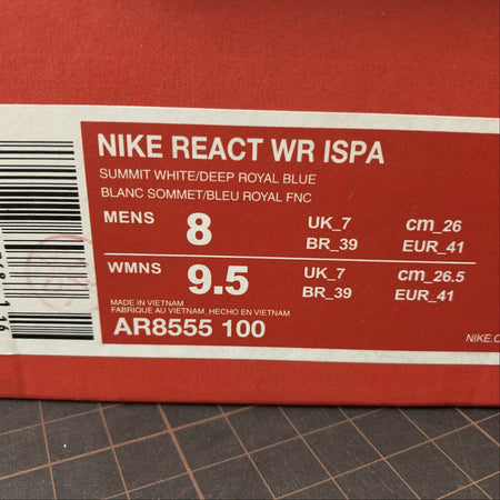 React Element 87 ISPA Summit White Deep Royal Blue