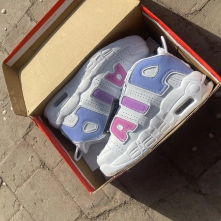 Air More Uptempo “Chameleon” White Change Colors