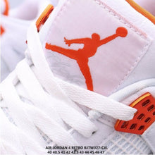 Cargar imagen en el visor de la galería, Air Jordan 4 Retro SE White Orange
